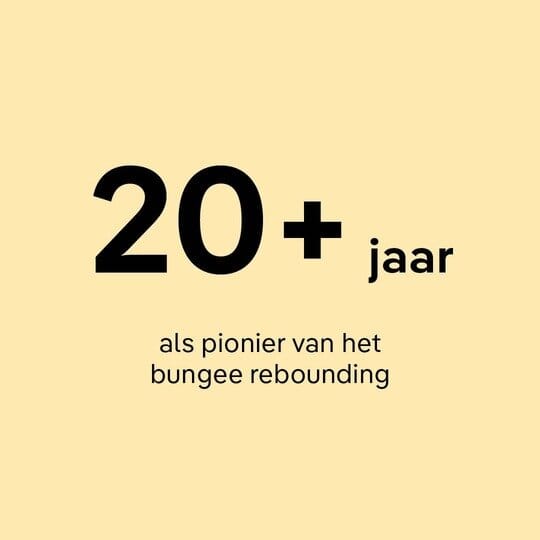 bellicon is al meer dan 20 jaar pionier in rebounders met bungees