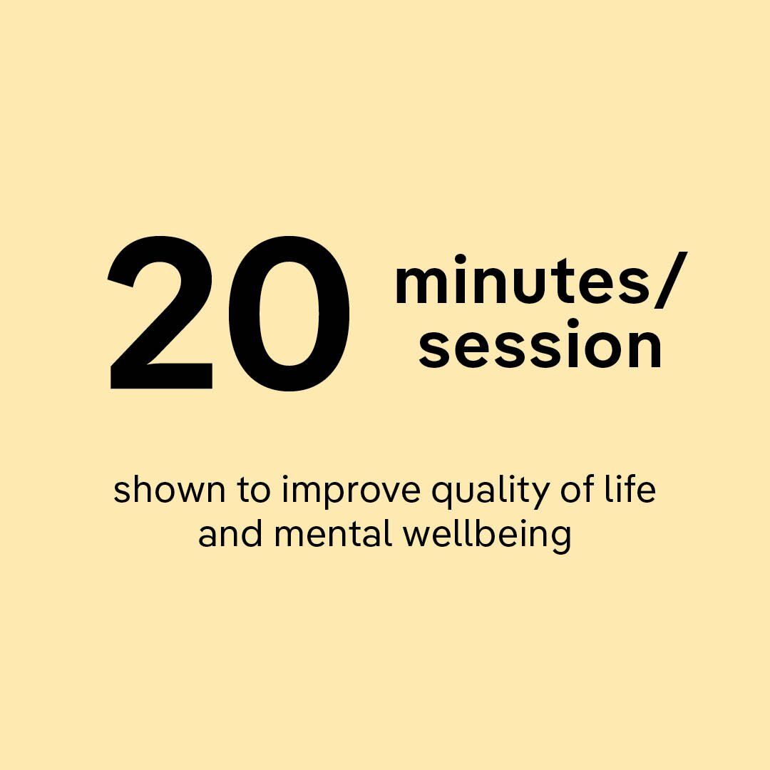 rebounding is shown to improve quality of life and mental well being in 20 minutes per session