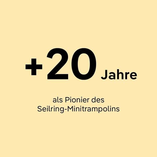 bellicon ist seit über 20 Jahren Pionier für Minitrampoline mit Seilringen.