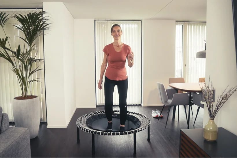 Nicole Hadel trainiert auf dem bellicon.