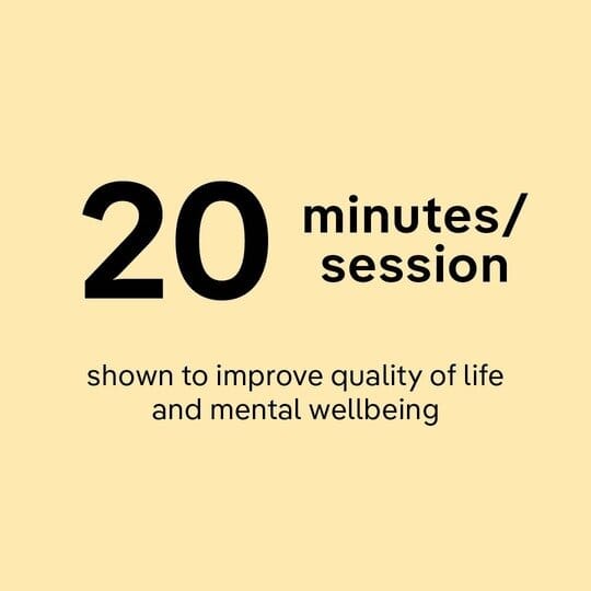 rebounding is shown to improve quality of life and mental well being in 20 minutes per session