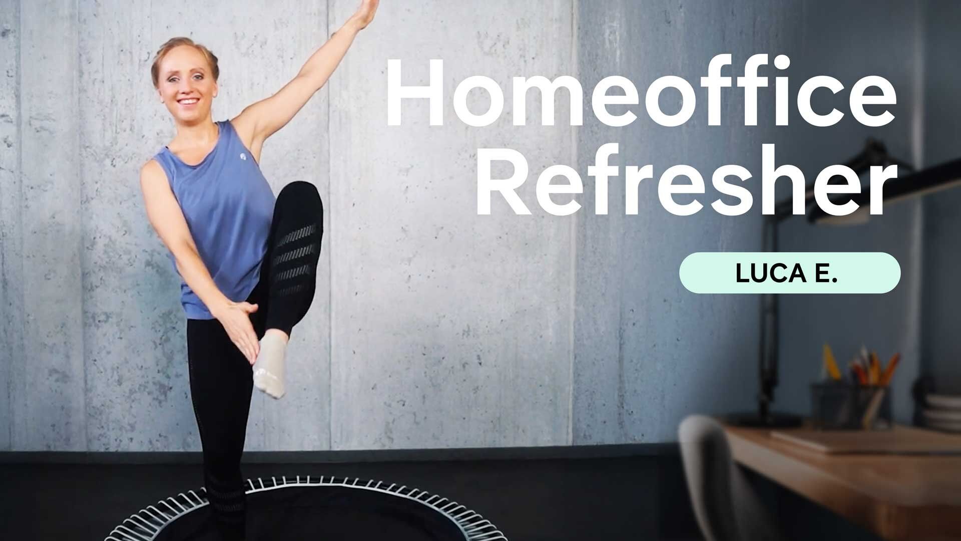 Workout-Serie: Home-Office-Refresher mit Julia vK