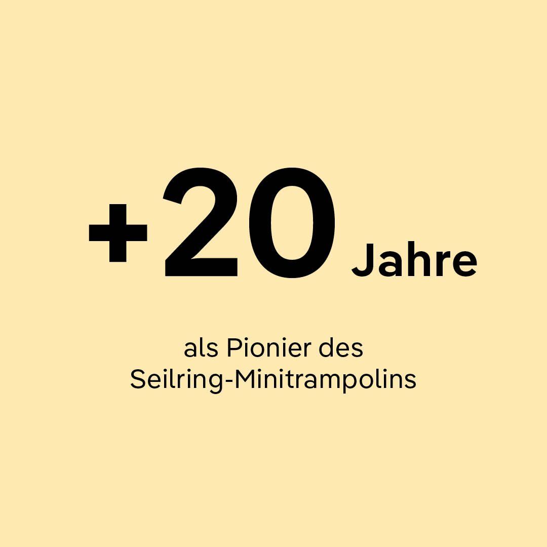 bellicon ist seit über 20 Jahren Pionier für Minitrampoline mit Seilringen.