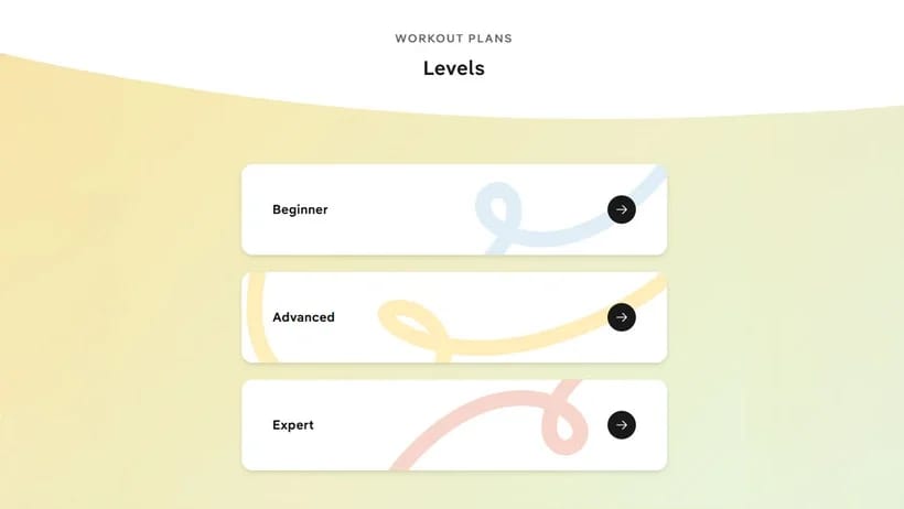 The training plans on bellicon+ are perfectly adaptable to your level.