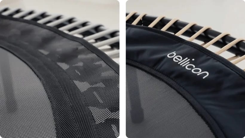 A visual comparison between the standard mat and the comfort mat.